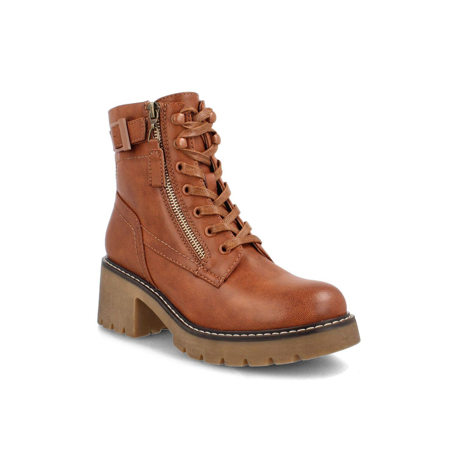Botín Mujer Bata Roberta Camel-1