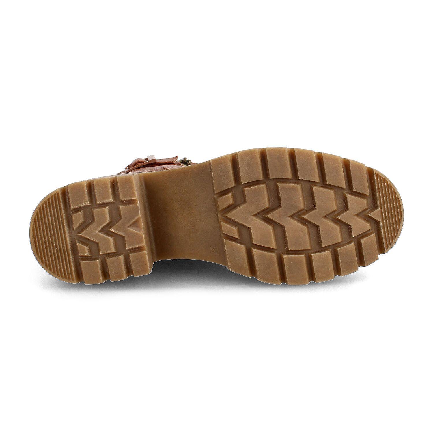 Botín Mujer Bata Roberta Camel-4