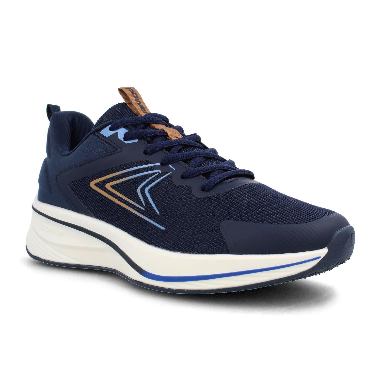 Zapatilla Deportiva Hombre Power Harrow Plus Charged Running Azul-1
