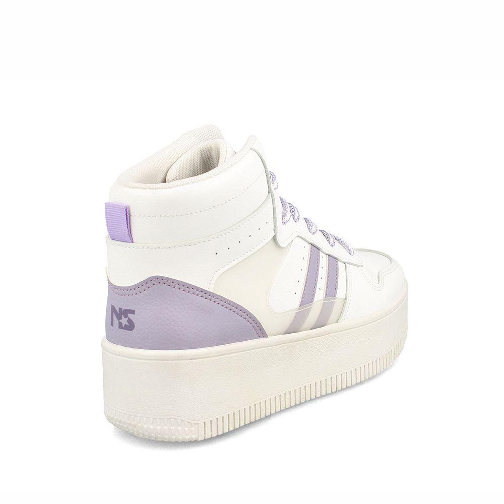 Zapatilla Mujer North Star Mayo Blanco-Celeste-3
