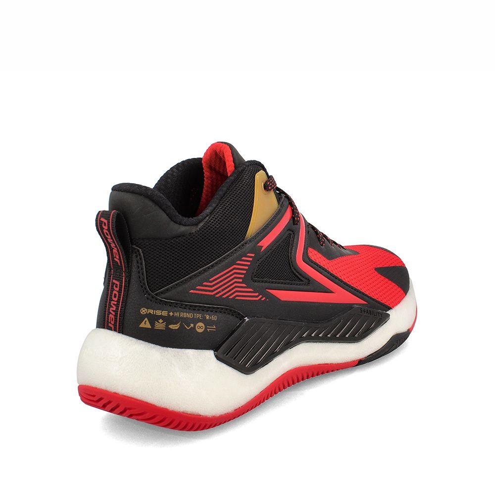 Zapatilla Hombre Power Xorise+300 Evo Clutch Negro-Rojo-3