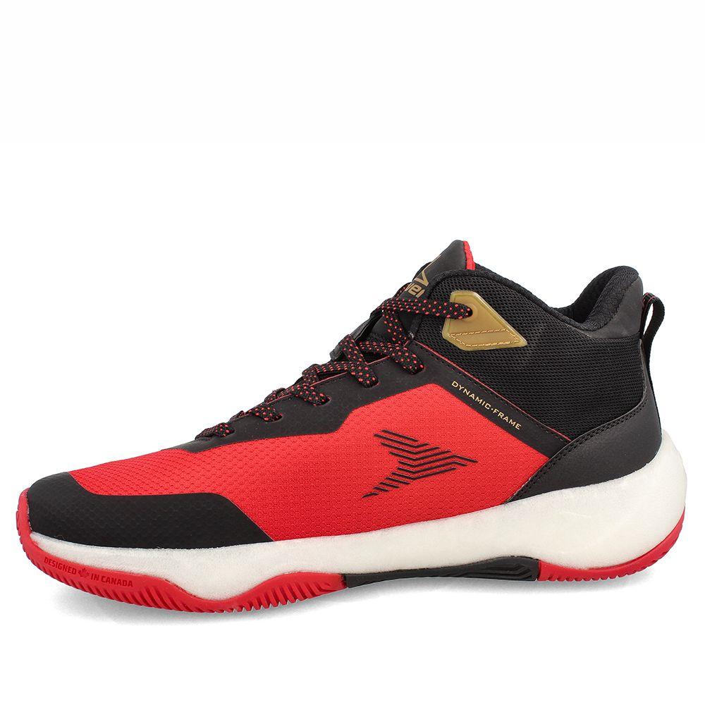 Zapatilla Hombre Power Xorise+300 Evo Clutch Negro-Rojo-4