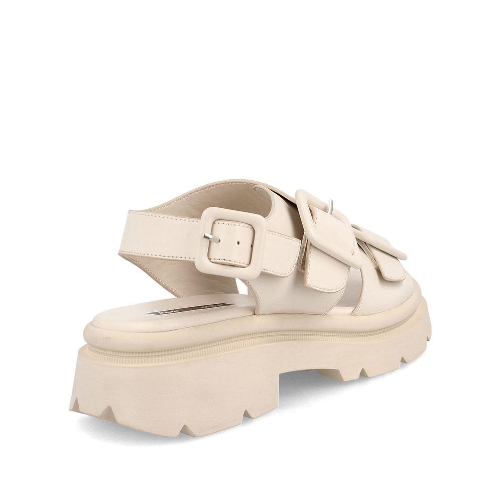 SANDALIA MUJER BATA RED LABEL MARCELA CREMA-3
