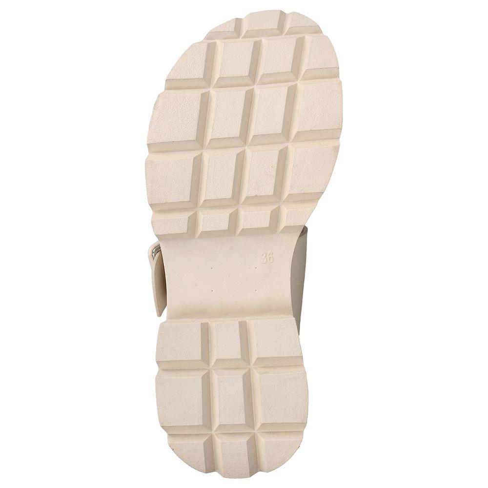 SANDALIA MUJER BATA RED LABEL MARCELA CREMA-6