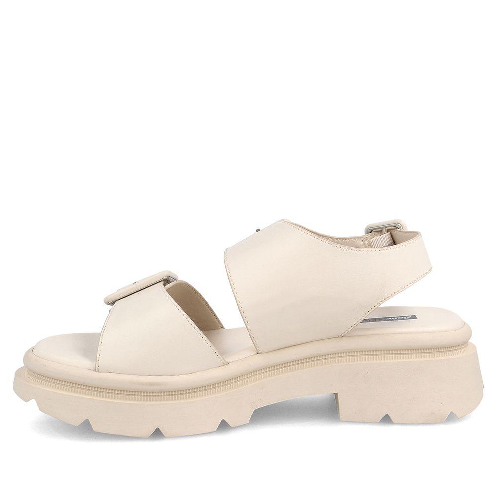 SANDALIA MUJER BATA RED LABEL MARCELA CREMA-4