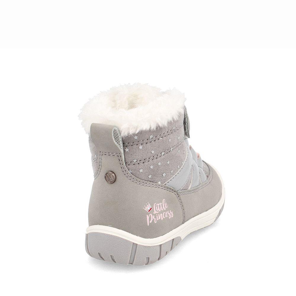 BOTÍN NIÑA BUBBLEGUMMERS STANLEY GRIS 26-29-3