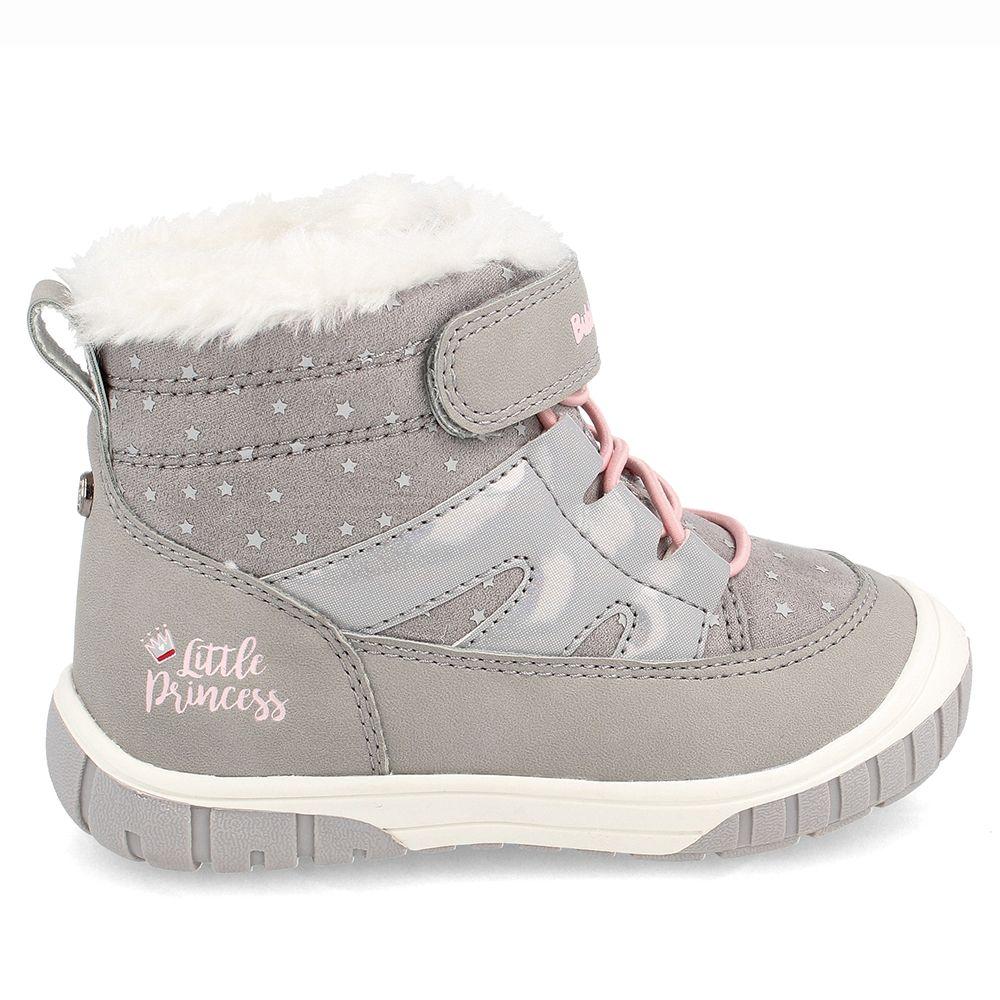 BOTÍN NIÑA BUBBLEGUMMERS STANLEY GRIS 26-29-0