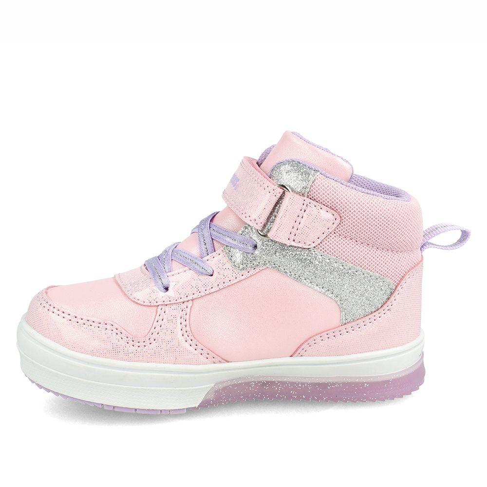 Zapatilla Niña Bubblegummers Luces Neon Rosado-Lila-4