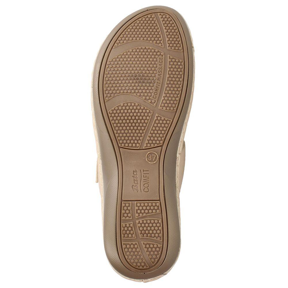 SANDALIA MUJER BATA COMFIT COLETTLE CREMA-6