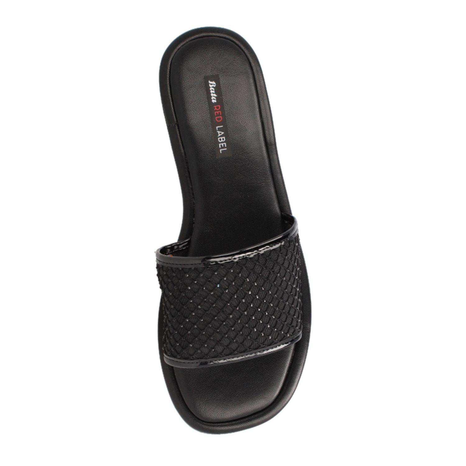 Sandalia Mujer Bata Lucero Negro-3