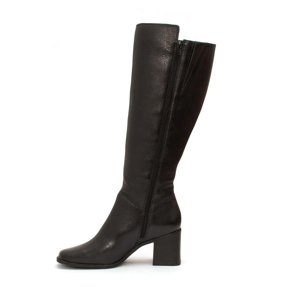 Bota Mujer Bata Violeta Negro-1