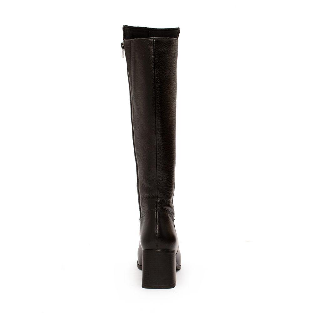 Bota Mujer Bata Violeta Negro-2