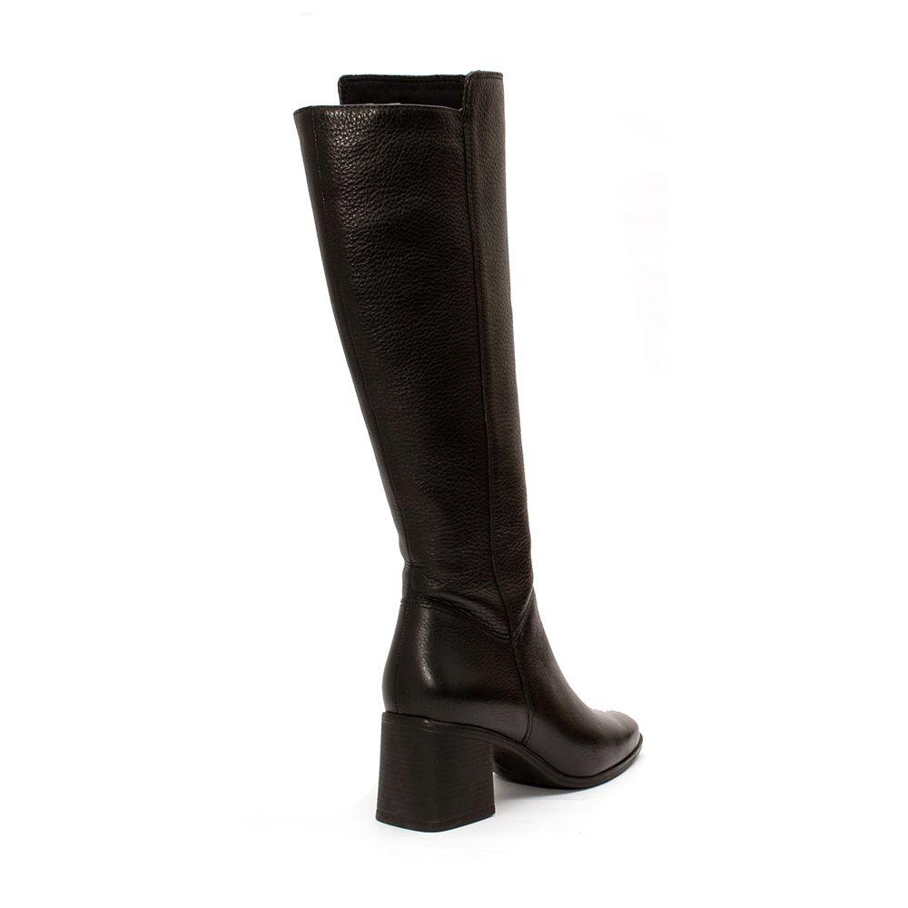 Bota Mujer Bata Violeta Negro-3