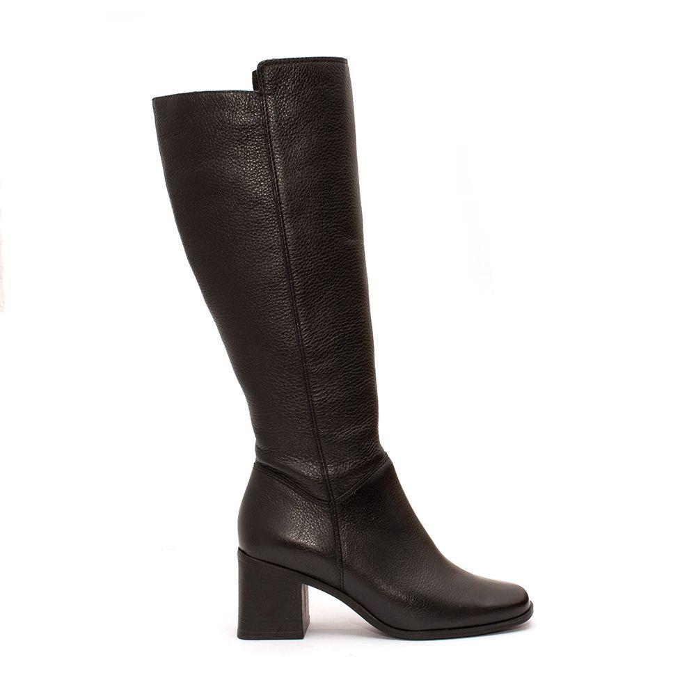 Bota Mujer Bata Violeta Negro-4