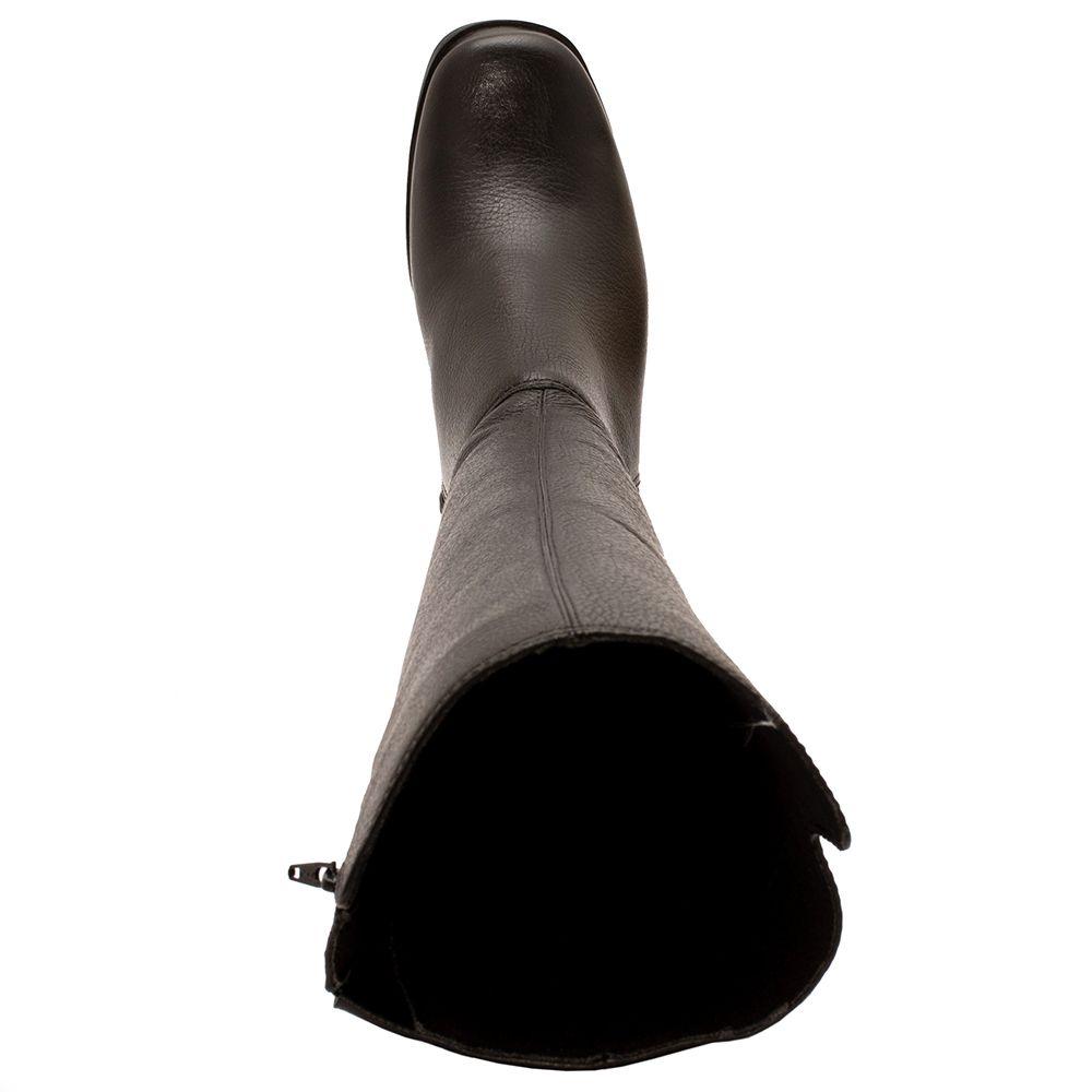 Bota Mujer Bata Violeta Negro-5