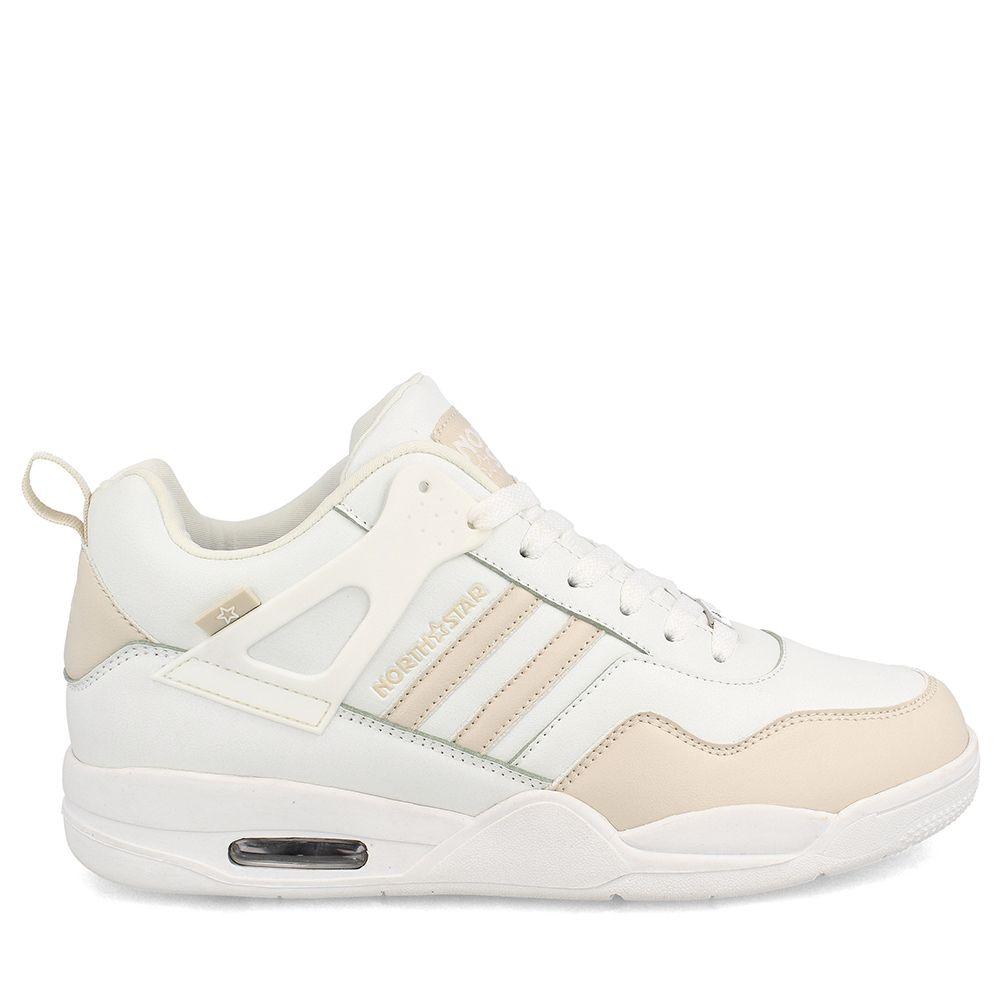 ZAPATILLA HOMBRE NORTH STAR EDDY BLANCO BEIGE-4