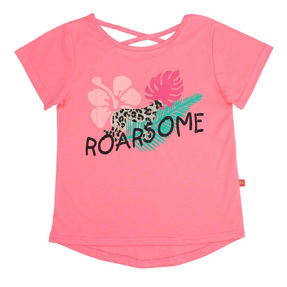POLERA NIÑA BUBBLEGUMMERS ELEVATED NATURE ROSADO-0