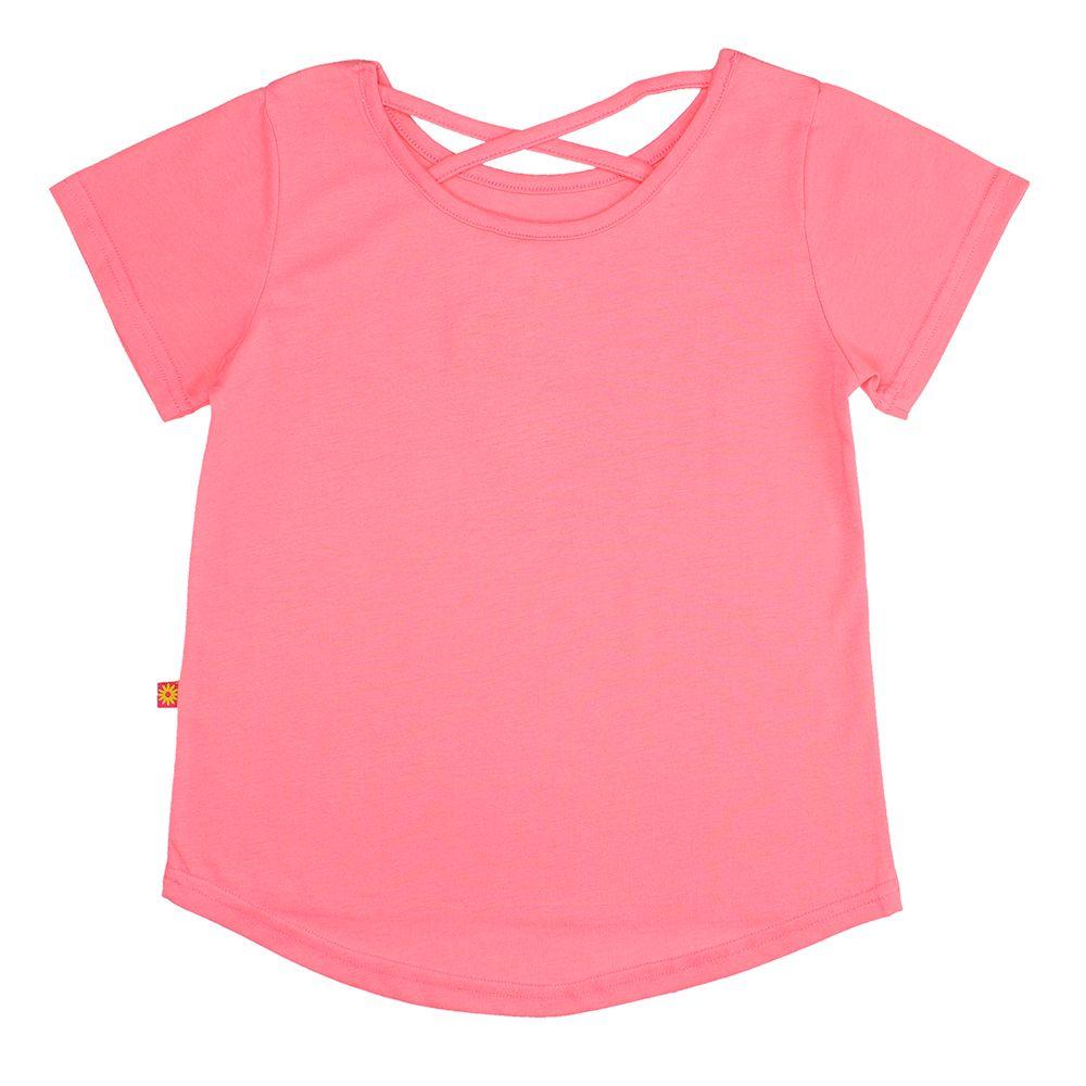 POLERA NIÑA BUBBLEGUMMERS ELEVATED NATURE ROSADO-1