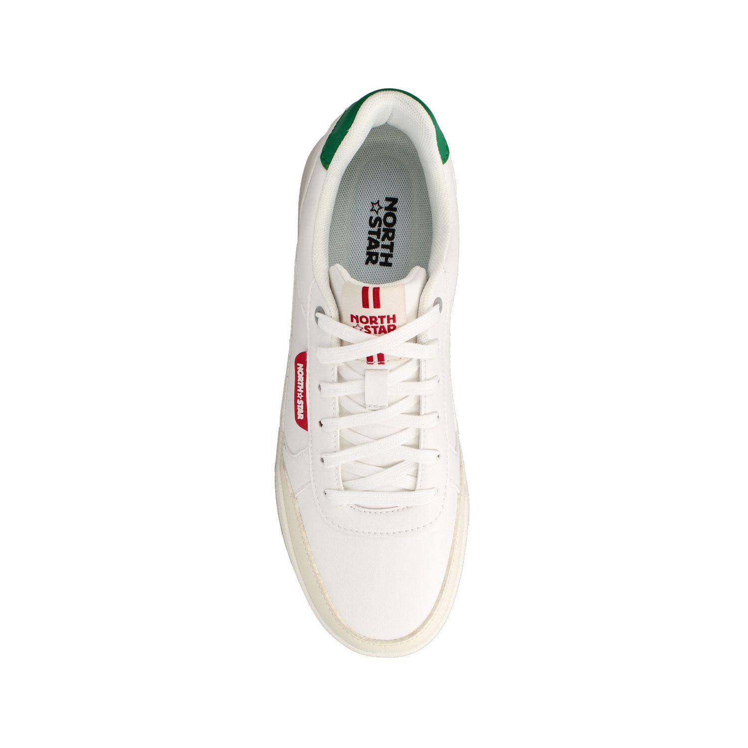 Zapatilla Hombre North Star Anne Blanco-Verde-3