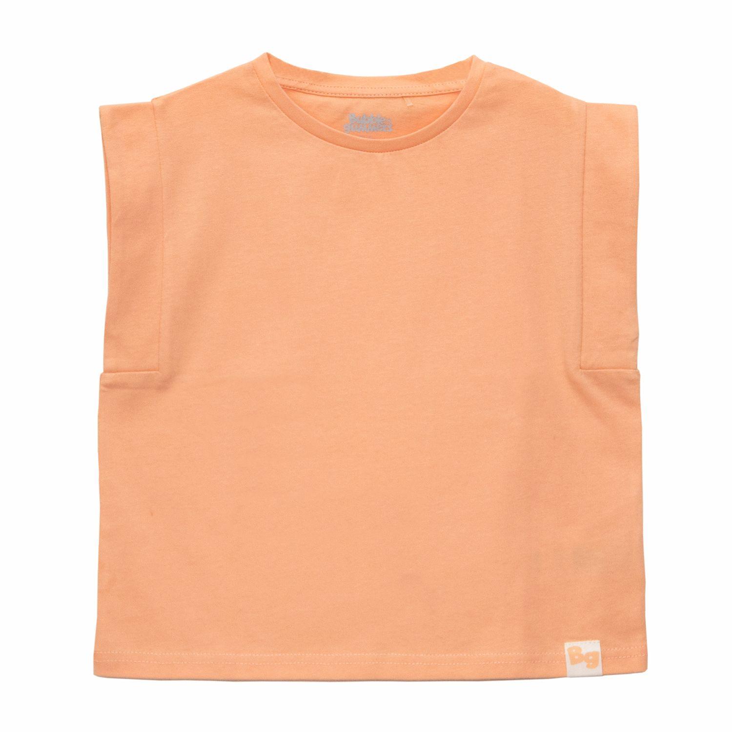 Polera Manga Corta Niño Bubblegummers Castaño Naranjo  Teens-1