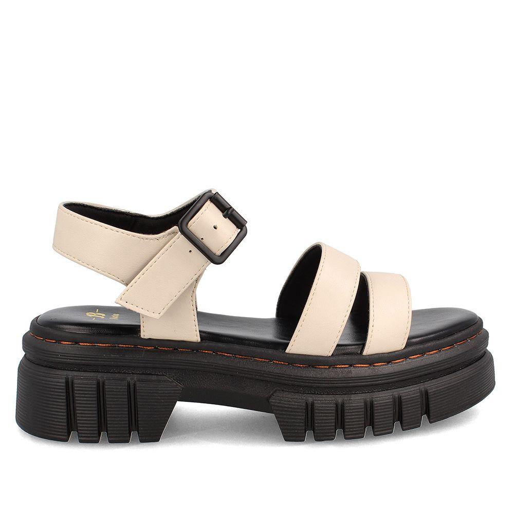 Sandalia Mujer Bata Martina Blanco-0