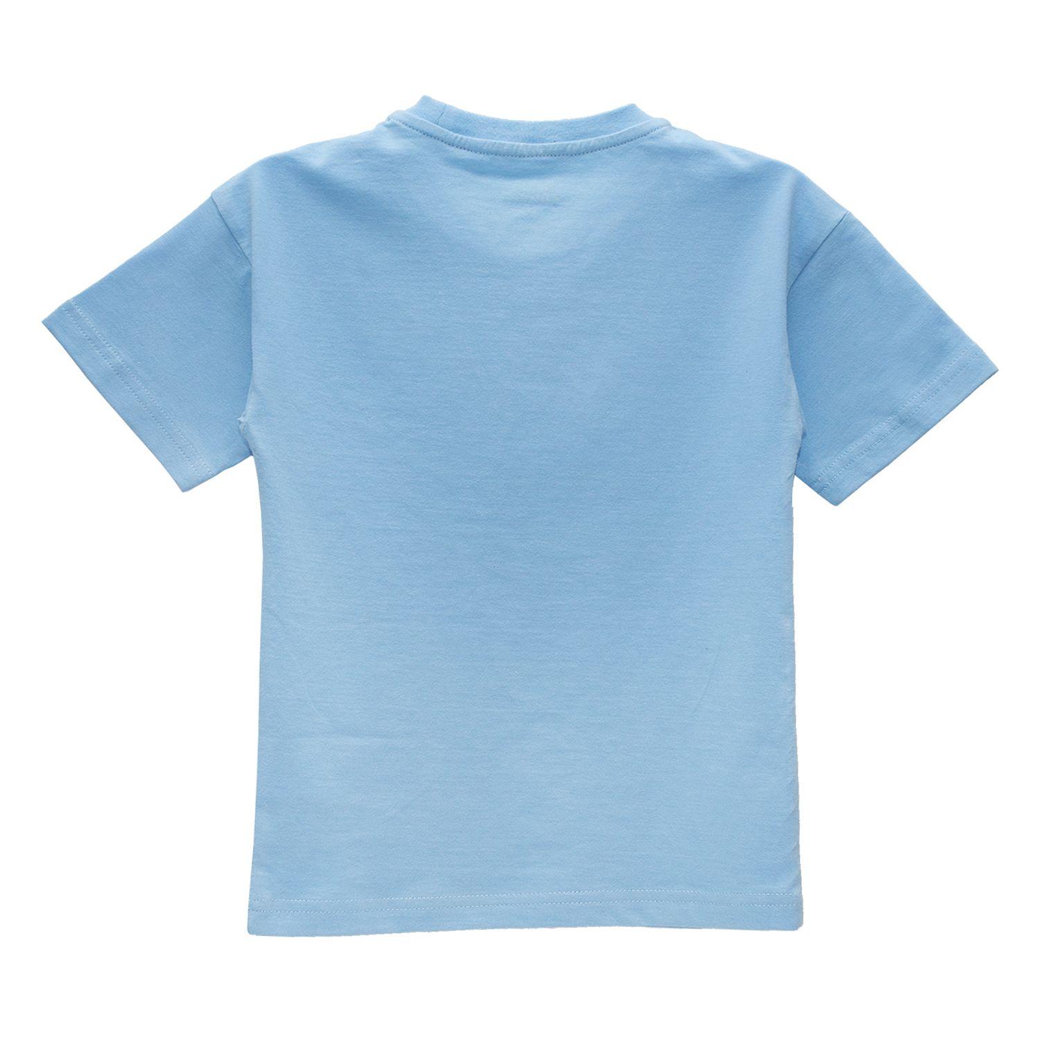 Polera Manga Corta Niño Bubblegummers Alerce Celeste Teens-1