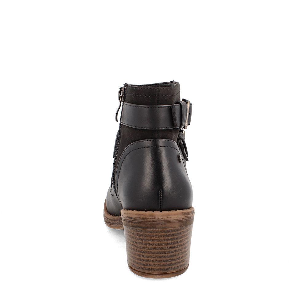 BOTÍN TEXANO MUJER BATA BIANCA NEGRO-2