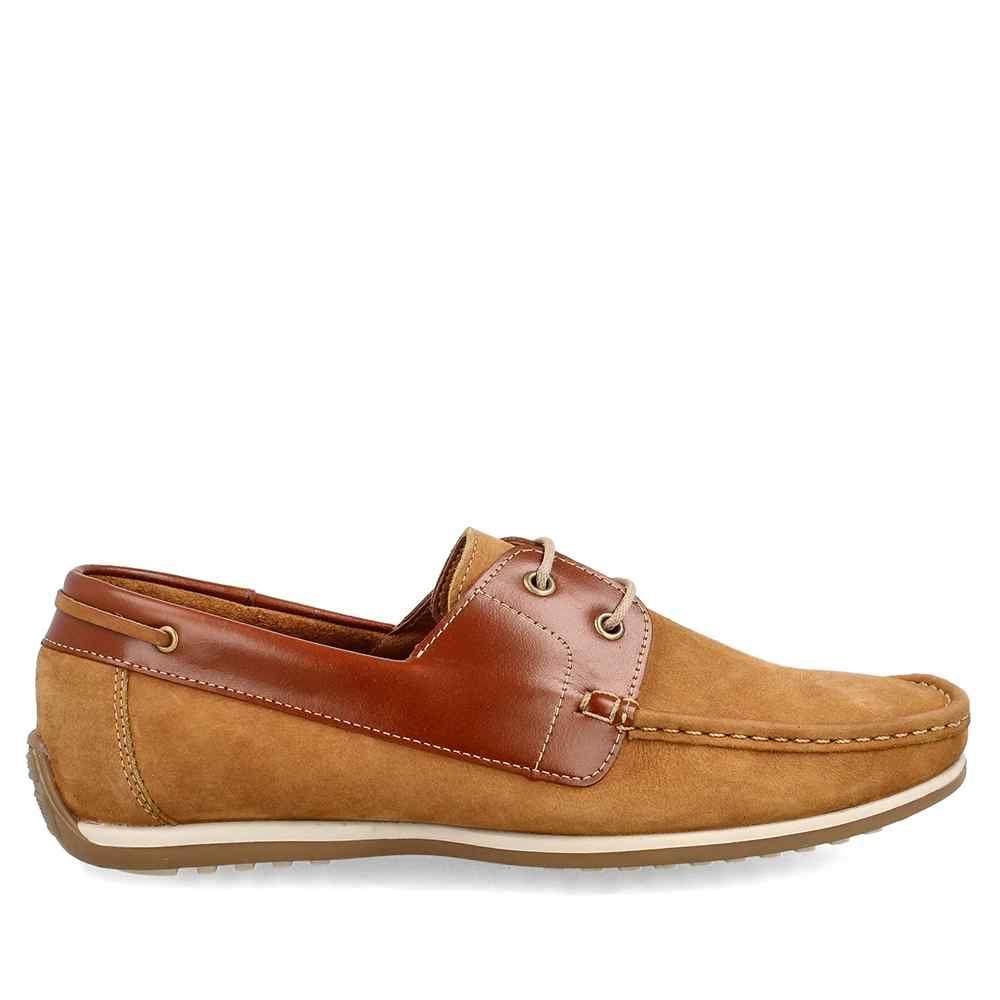 ZAPATO HOMBRE BATA OLE MARRÓN CLARO-4