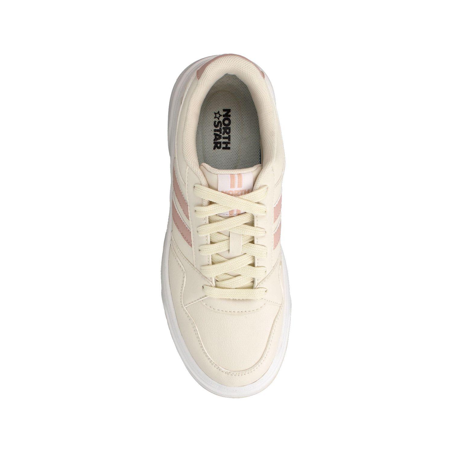 Zapatilla Mujer North Star Bex Beige-3