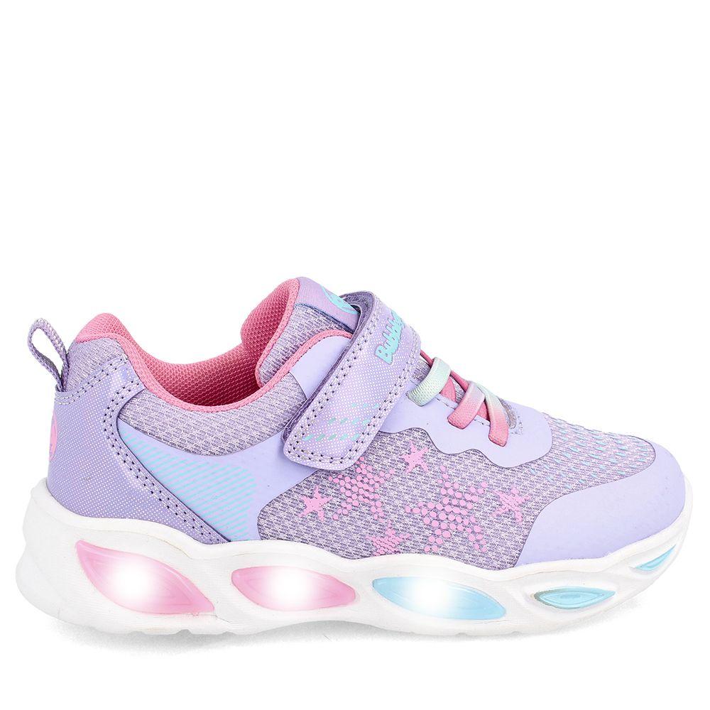 ZAPATILLA NIÑA BUBBLEGUMMERS KEPLER CON LUCES PÚRPURA 30 - 33-1