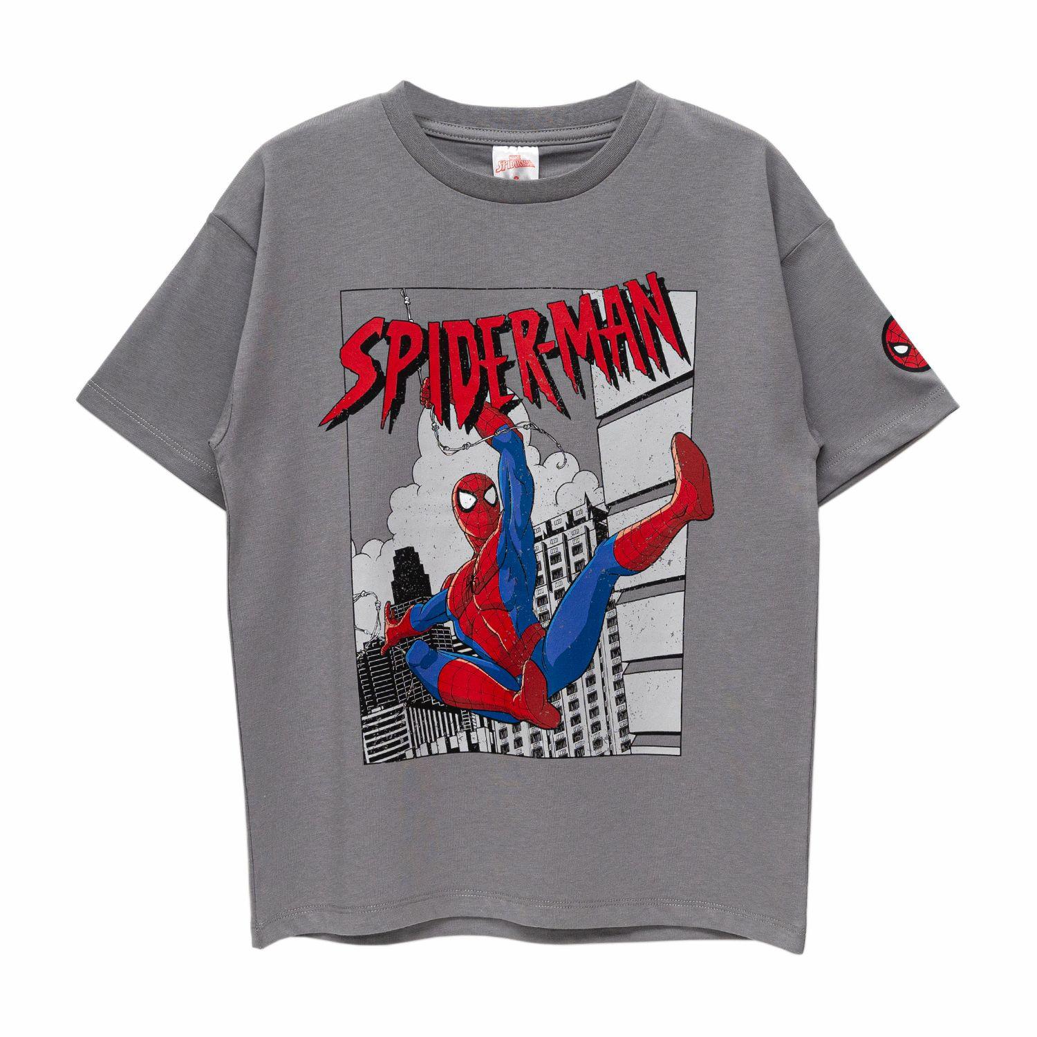 Polera Niño Bubblegummers Amazing Spiderman Gris-0