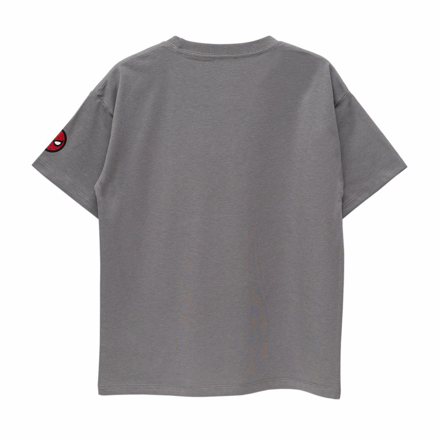 Polera Niño Bubblegummers Amazing Spiderman Gris-1