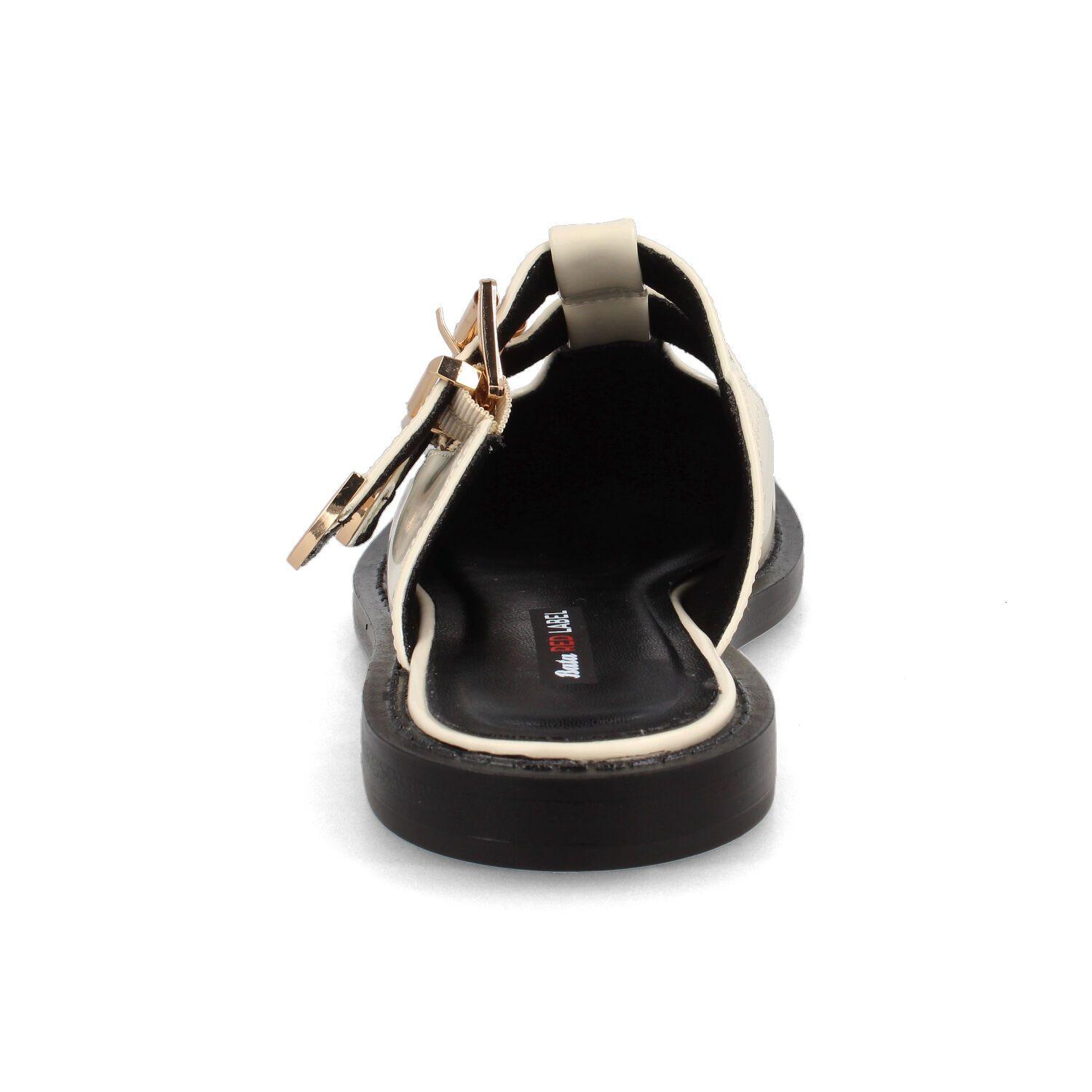 Mule Mujer Bata Lory Blanco-2