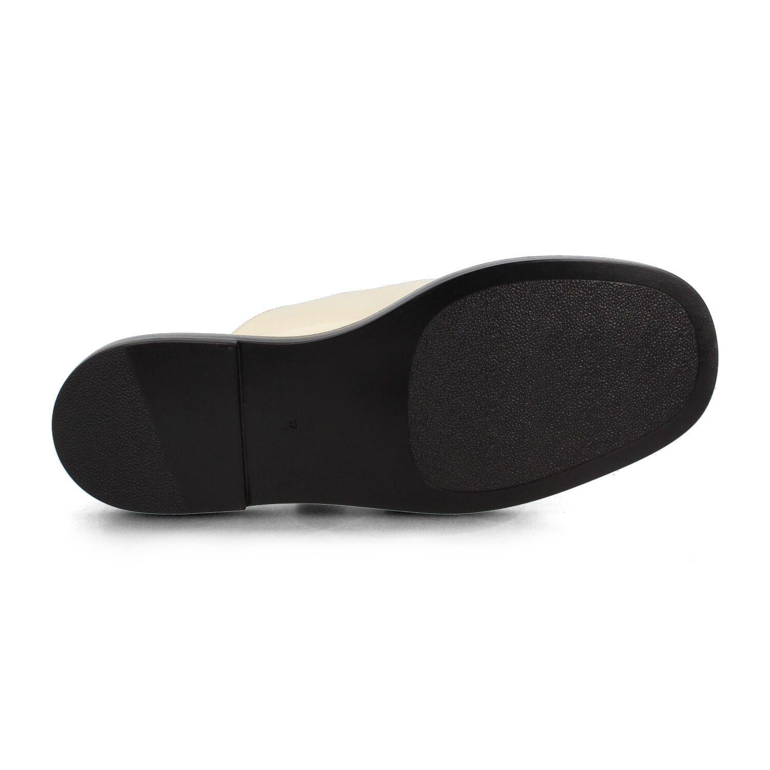 Mule Mujer Bata Lory Blanco-4