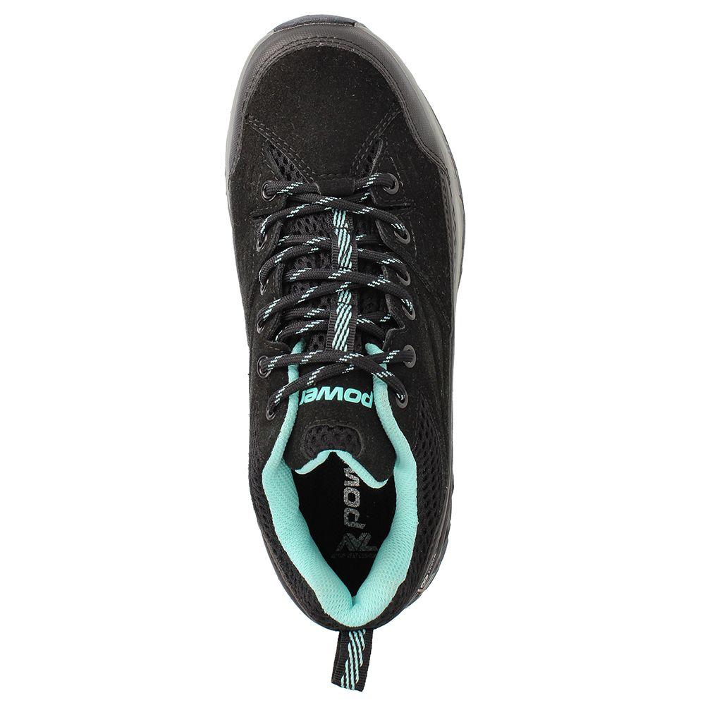 ZAPATILLA OUTDOOR MUJER POWER H20 NEGRO - TURQUESA-5