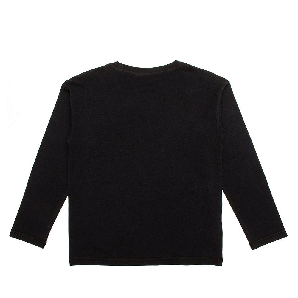 Polera Manga Larga Niño Bubblegummers Igor Negro  Teens-1