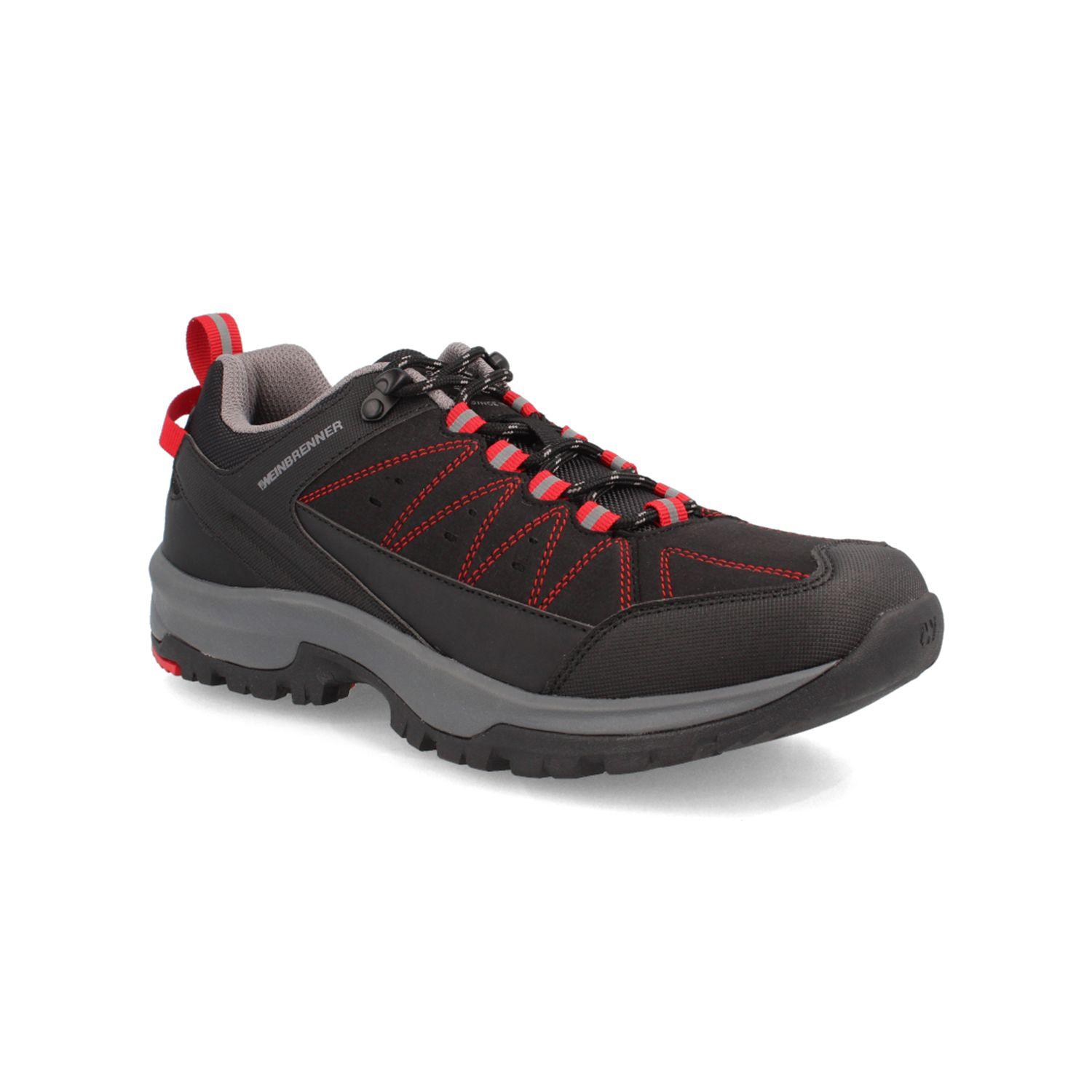 Zapatilla Hombre Weinbrenner Ascent Low Negro-Rojo-1