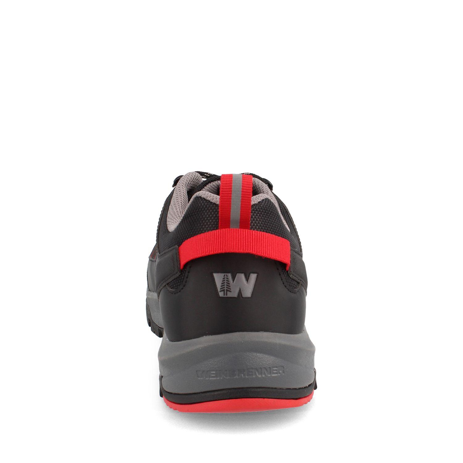 Zapatilla Hombre Weinbrenner Ascent Low Negro-Rojo-2