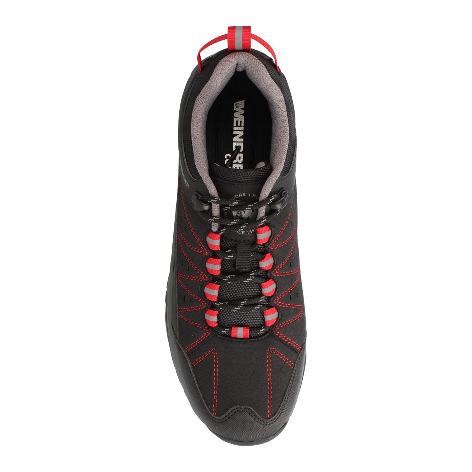Zapatilla Hombre Weinbrenner Ascent Low Negro-Rojo-3