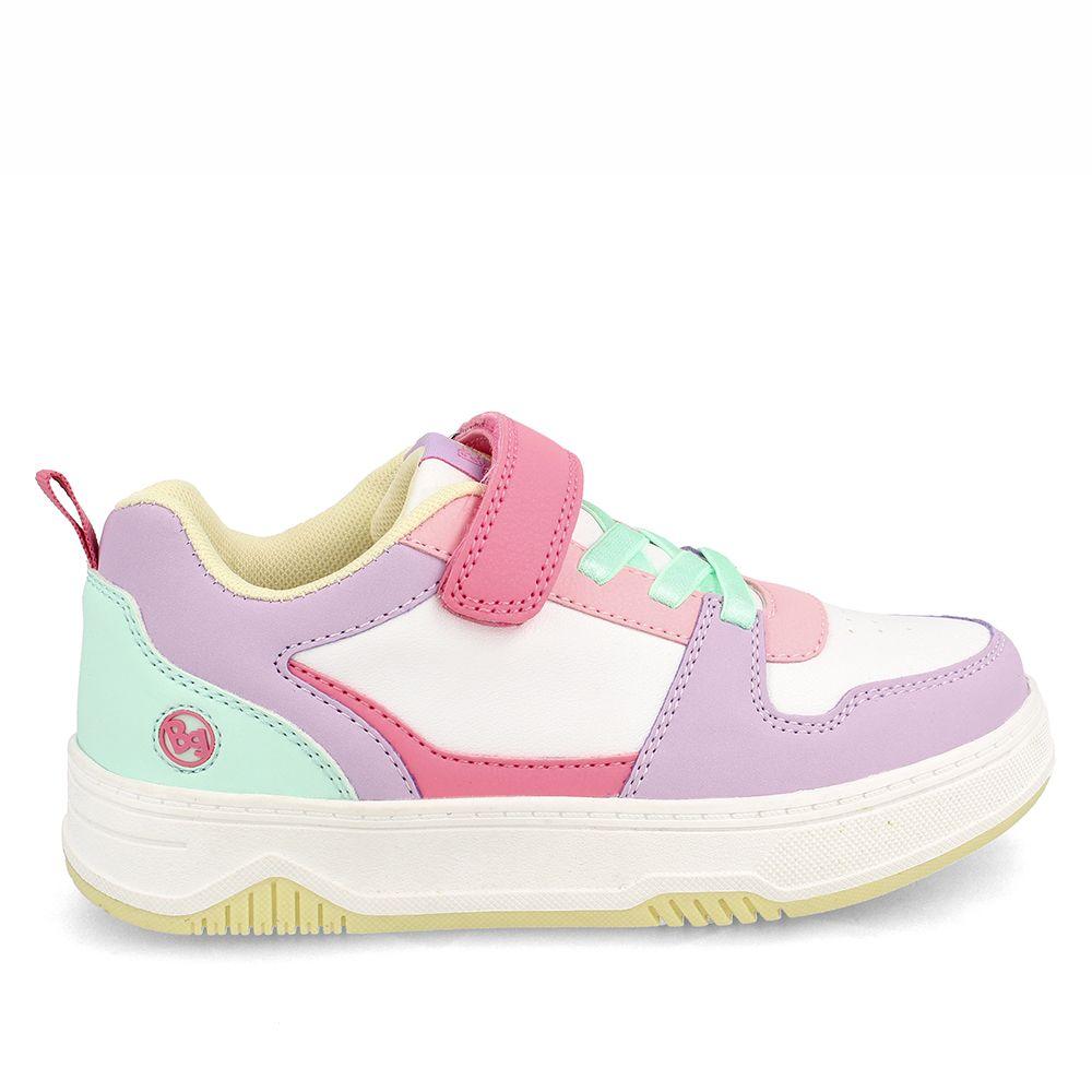 Zapatilla Niña Bubblegummers Centennial Lila-Blanco-4