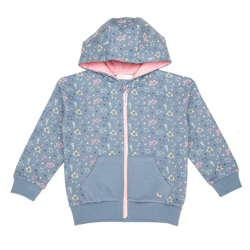 Poleron Niña Bubblegummers Emilia Denim-0