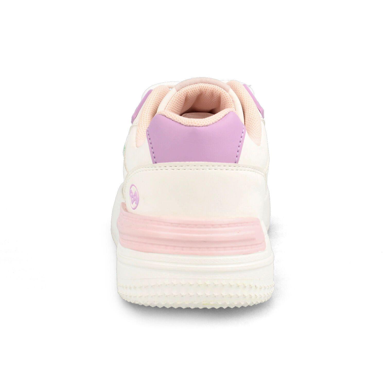 Zapatilla Niña Bubblegummers Aticus Blanco- Rosado-2