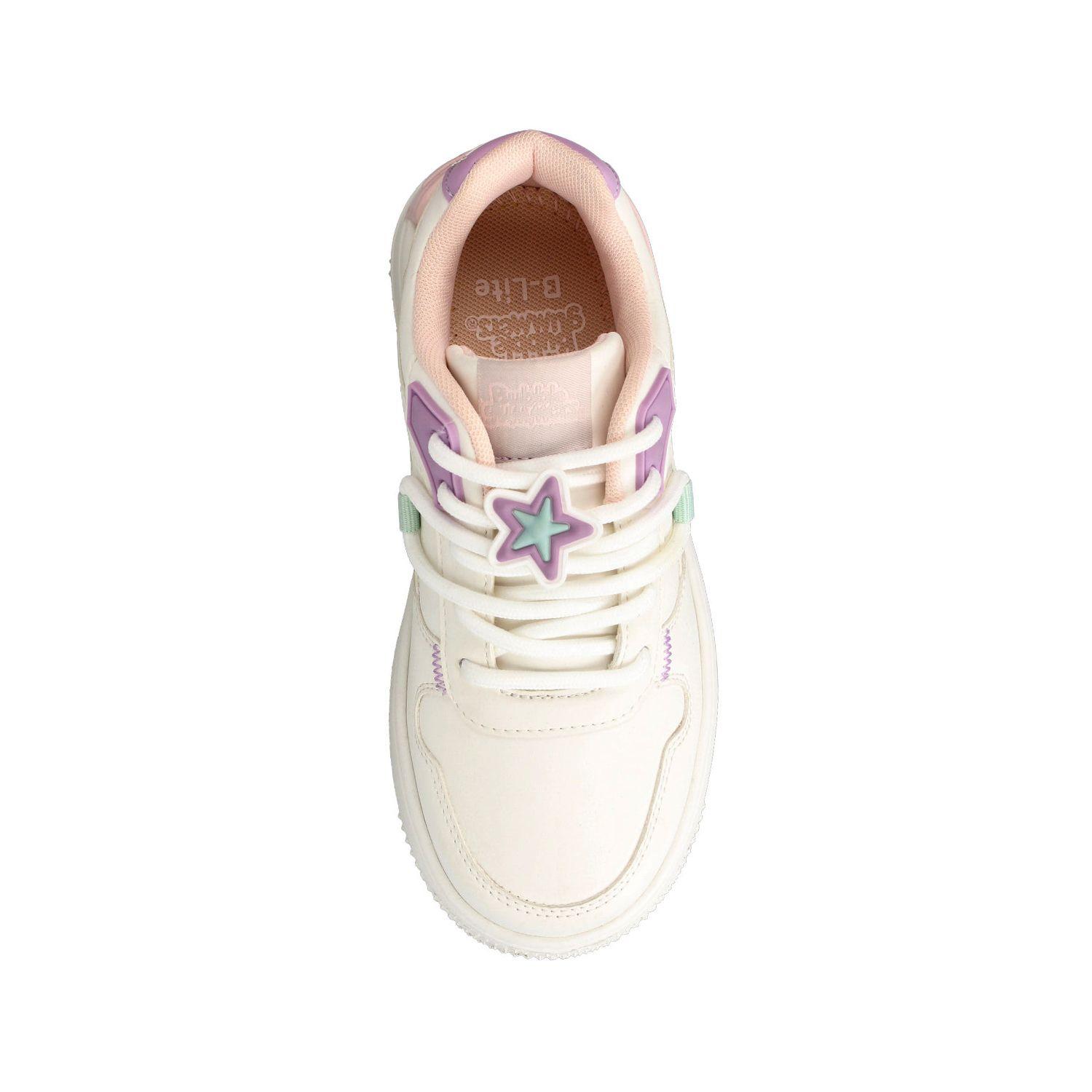 Zapatilla Niña Bubblegummers Aticus Blanco- Rosado-3