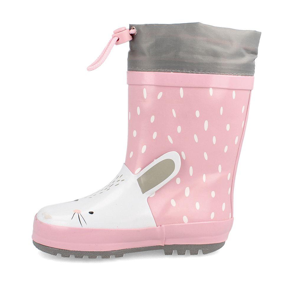 BOTA DE AGUA NIÑA BUBBLEGUMMERS LITTLE BUNNY ROSADO 30-33-1