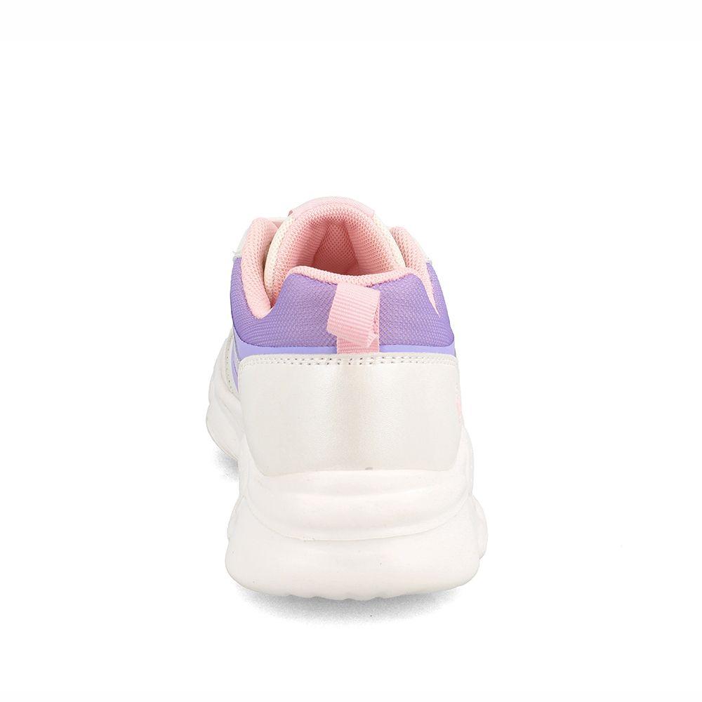 Zapatilla Niña Bubblegummers Bolt Blanco-Lila-2