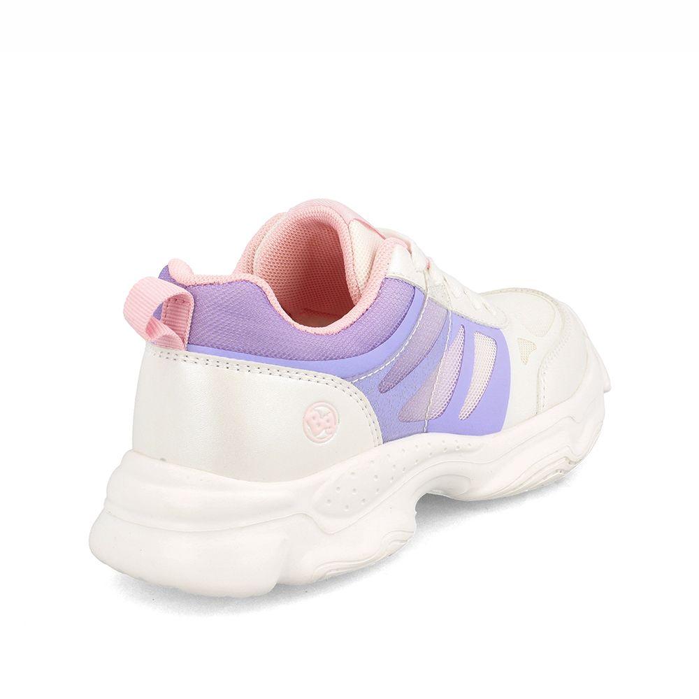 Zapatilla Niña Bubblegummers Bolt Blanco-Lila-3