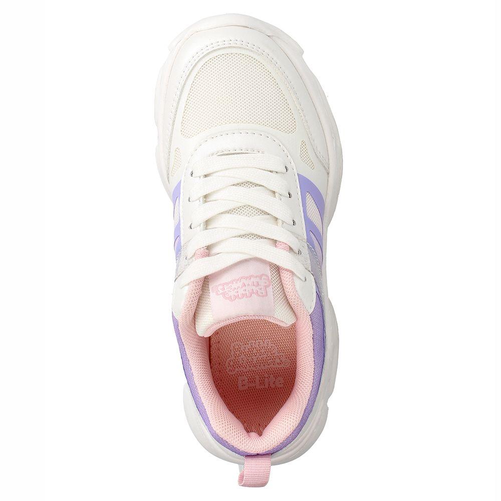Zapatilla Niña Bubblegummers Bolt Blanco-Lila-5