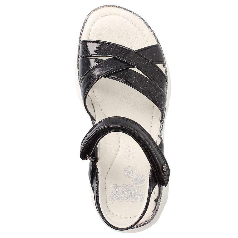 SANDALIA NIÑA BUBBLEGUMMERS LUCKY NEGRO 34 - 38-5