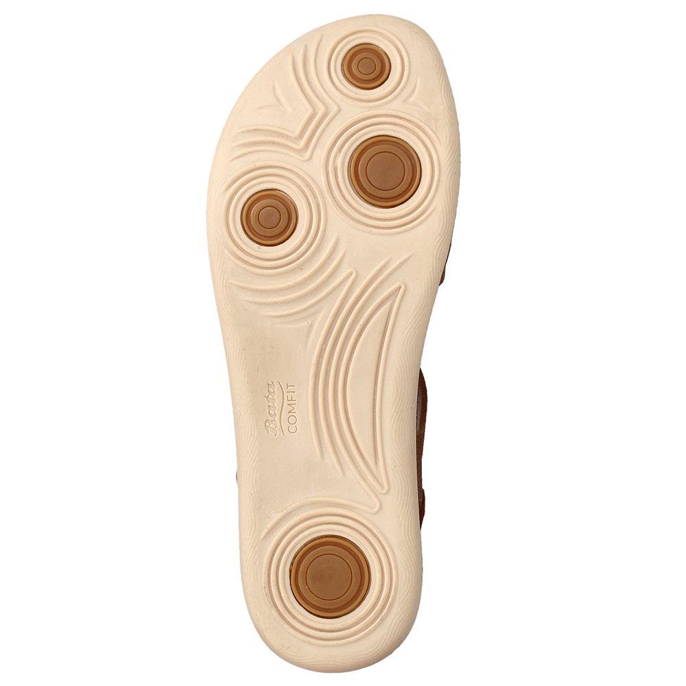 SANDALIA MUJER BATA COMFIT COLERIN CAFE-6