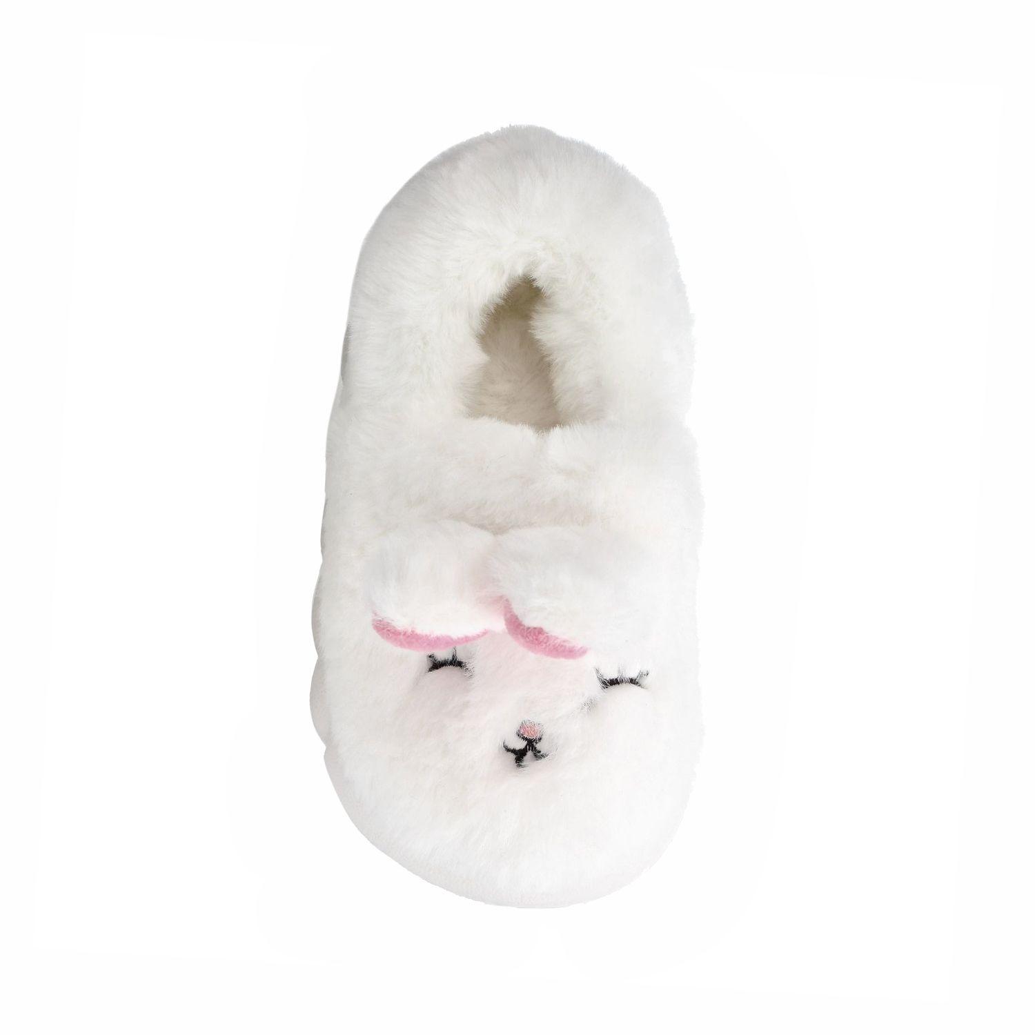 Pantufla Niña Bubblegummers Galen Blanco-3